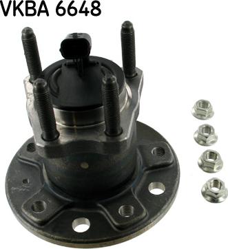 SKF VKBA 6648 - Ступица колеса, поворотный кулак autospares.lv