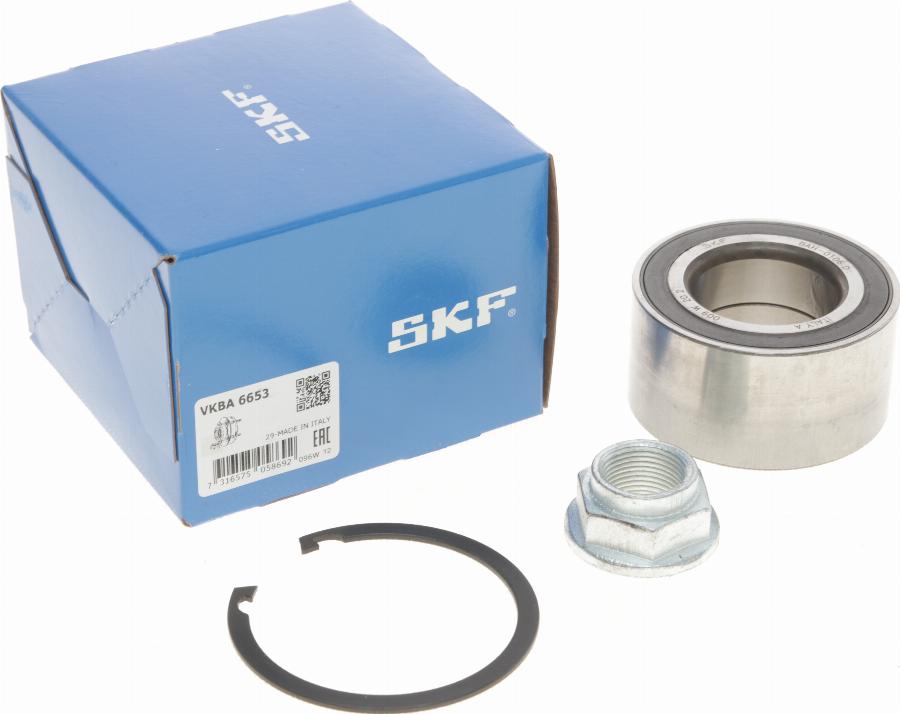 SKF VKBA 6653 - Подшипник ступицы колеса, комплект autospares.lv