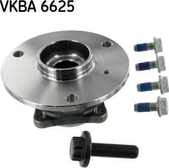 SKF VKBA 6625 - Подшипник ступицы колеса, комплект autospares.lv