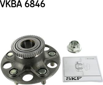 SKF VKBA 6846 - Подшипник ступицы колеса, комплект autospares.lv