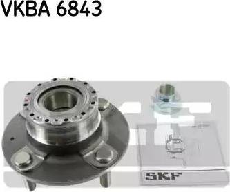 SKF VKBA 6843 - Ступица колеса, поворотный кулак autospares.lv