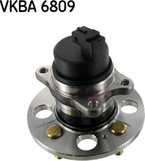 SKF VKBA 6809 - Подшипник ступицы колеса, комплект autospares.lv