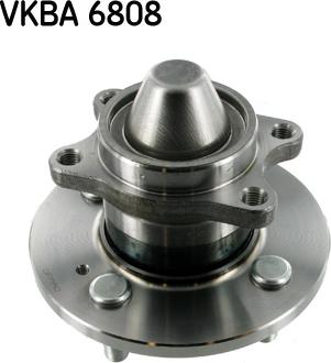 SKF VKBA 6808 - Подшипник ступицы колеса, комплект autospares.lv