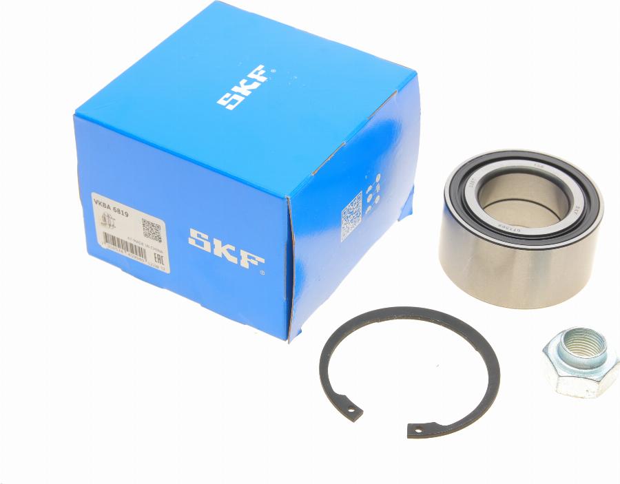 SKF VKBA 6819 - Подшипник ступицы колеса, комплект autospares.lv