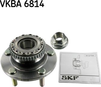 SKF VKBA 6814 - Ступица колеса, поворотный кулак autospares.lv