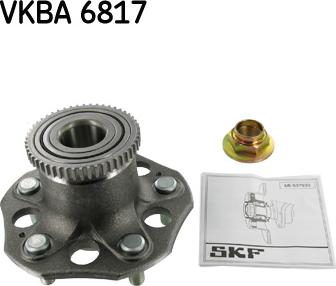 SKF VKBA 6817 - Подшипник ступицы колеса, комплект autospares.lv