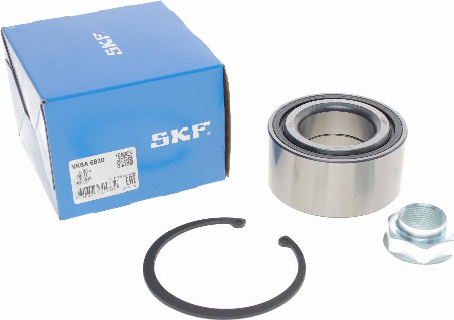 SKF VKBA 6830 - Подшипник ступицы колеса, комплект autospares.lv