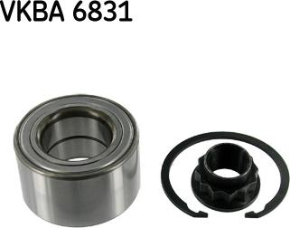 SKF VKBA 6831 - Подшипник ступицы колеса, комплект autospares.lv