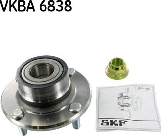 SKF VKBA 6838 - Ступица колеса, поворотный кулак autospares.lv