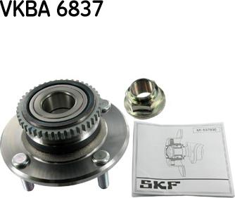 SKF VKBA 6837 - Ступица колеса, поворотный кулак autospares.lv