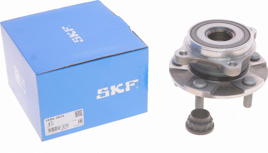 SKF VKBA 6875 - Подшипник ступицы колеса, комплект autospares.lv