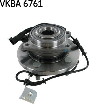 SKF VKBA 6761 - Подшипник ступицы колеса, комплект autospares.lv