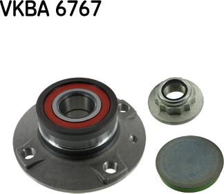 SKF VKBA 6767 - Подшипник ступицы колеса, комплект autospares.lv