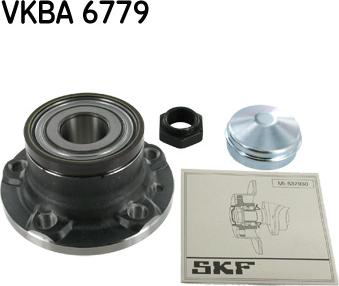 SKF VKBA 6779 - Подшипник ступицы колеса, комплект autospares.lv