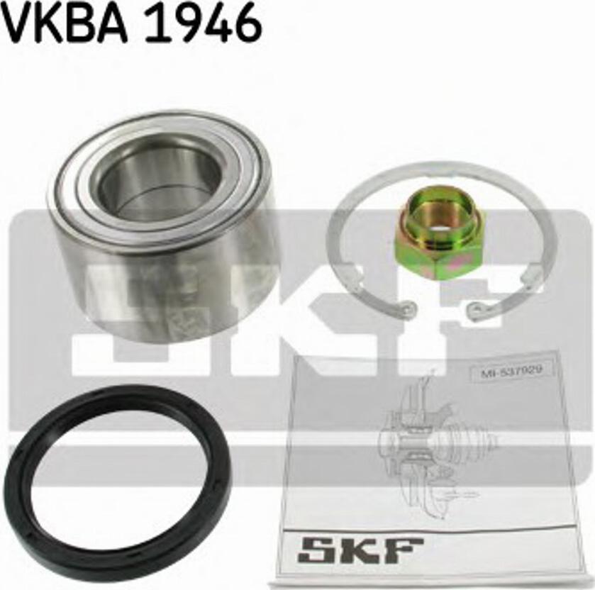 SKF VKBA1946 - Подшипник ступицы колеса, комплект autospares.lv