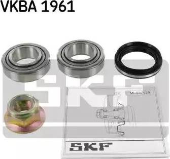 SKF VKBA 1961 - Подшипник ступицы колеса, комплект autospares.lv