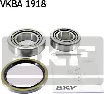 SKF VKBA 1918 - Подшипник ступицы колеса, комплект autospares.lv