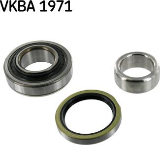 SKF VKBA 1971 - Подшипник ступицы колеса, комплект autospares.lv