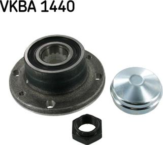 SKF VKBA 1440 - Подшипник ступицы колеса, комплект autospares.lv