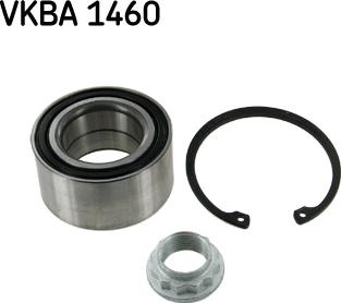 SKF VKBA 1460 - Подшипник ступицы колеса, комплект autospares.lv