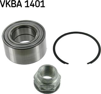 SKF VKBA 1401 - Подшипник ступицы колеса, комплект autospares.lv