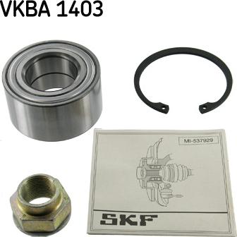 SKF VKBA 1403 - Подшипник ступицы колеса, комплект autospares.lv