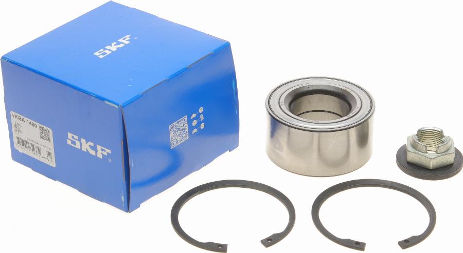 SKF VKBA 1480 - Подшипник ступицы колеса, комплект autospares.lv