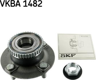 SKF VKBA 1482 - Подшипник ступицы колеса, комплект autospares.lv