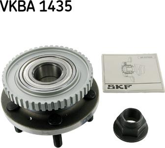 SKF VKBA 1435 - Подшипник ступицы колеса, комплект autospares.lv
