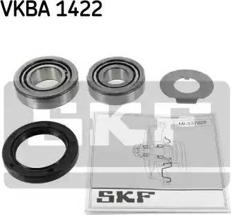 SKF VKBA 1422 - Подшипник ступицы колеса, комплект autospares.lv