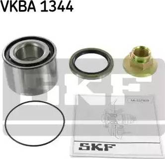 SKF VKBA 1344 - Подшипник ступицы колеса, комплект autospares.lv