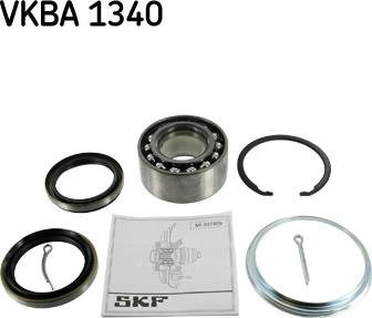SKF VKBA 1340 - Подшипник ступицы колеса, комплект autospares.lv