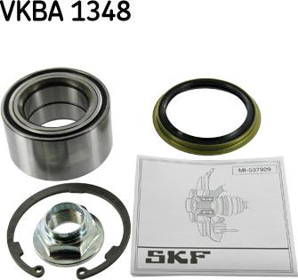 SKF VKBA 1348 - Подшипник ступицы колеса, комплект autospares.lv