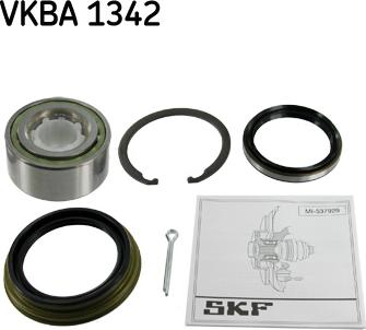 SKF VKBA 1342 - Подшипник ступицы колеса, комплект autospares.lv