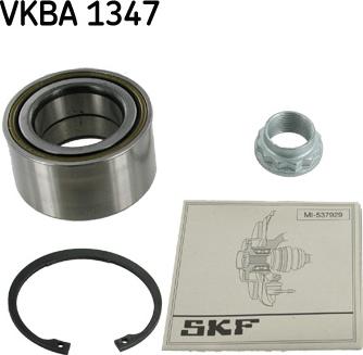 SKF VKBA 1347 - Подшипник ступицы колеса, комплект autospares.lv