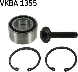 SKF VKBA 1355 - Подшипник ступицы колеса, комплект autospares.lv