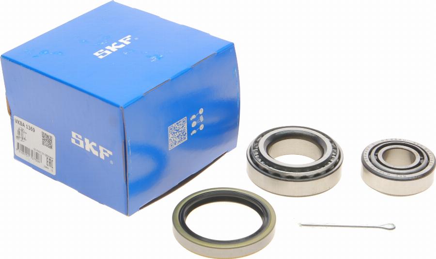 SKF VKBA 1369 - Подшипник ступицы колеса, комплект autospares.lv