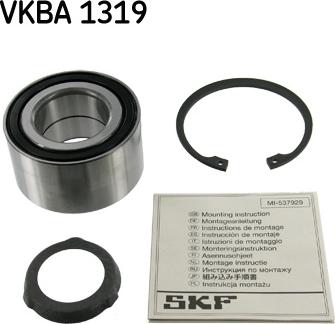 SKF VKBA 1319 - Подшипник ступицы колеса, комплект autospares.lv