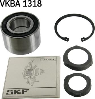 SKF VKBA 1318 - Подшипник ступицы колеса, комплект autospares.lv