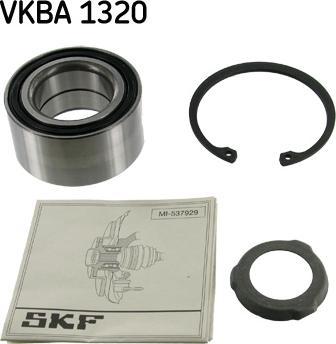 SKF VKBA 1320 - Подшипник ступицы колеса, комплект autospares.lv