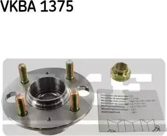 SKF VKBA 1375 - Ступица колеса, поворотный кулак autospares.lv