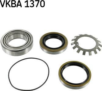 SKF VKBA 1370 - Подшипник ступицы колеса, комплект autospares.lv