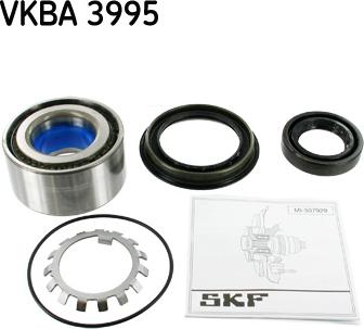 SKF VKBA 3995 - Подшипник ступицы колеса, комплект autospares.lv