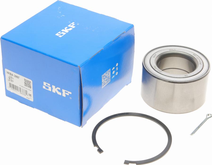 SKF VKBA 3997 - Подшипник ступицы колеса, комплект autospares.lv