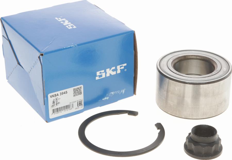 SKF VKBA 3945 - Подшипник ступицы колеса, комплект autospares.lv