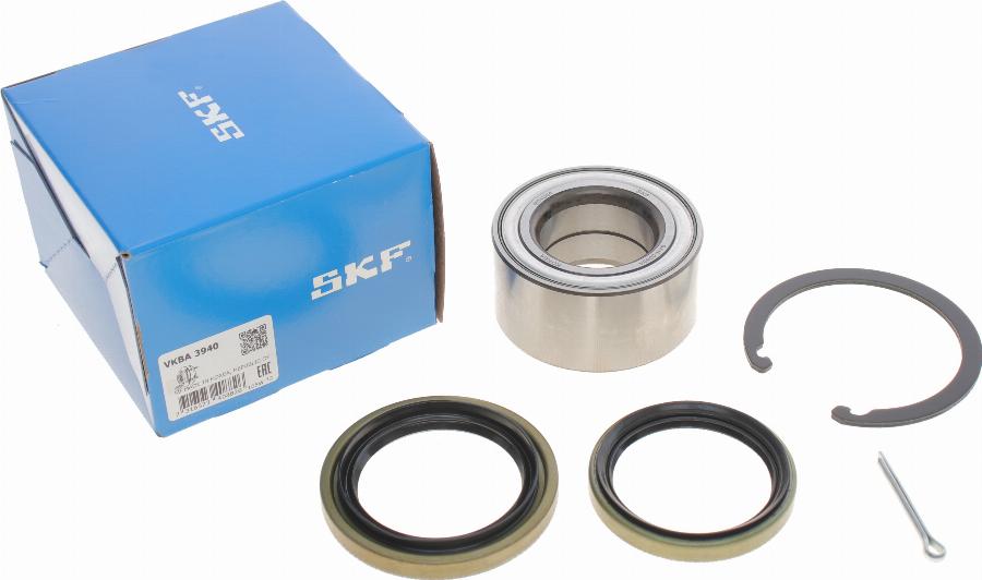 SKF VKBA 3940 - Подшипник ступицы колеса, комплект autospares.lv