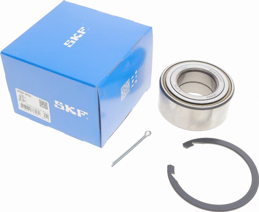 SKF VKBA 3906 - Подшипник ступицы колеса, комплект autospares.lv