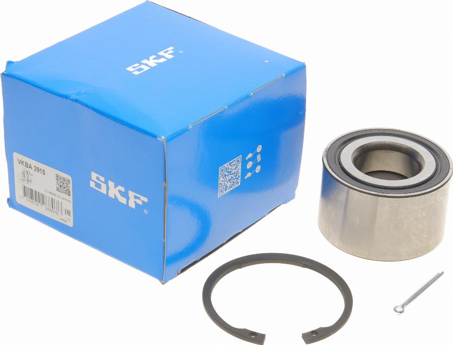 SKF VKBA 3915 - Подшипник ступицы колеса, комплект autospares.lv