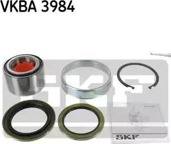 SKF VKBA 3984 - Подшипник ступицы колеса, комплект autospares.lv