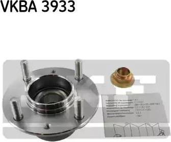 SKF VKBA 3933 - Ступица колеса, поворотный кулак autospares.lv